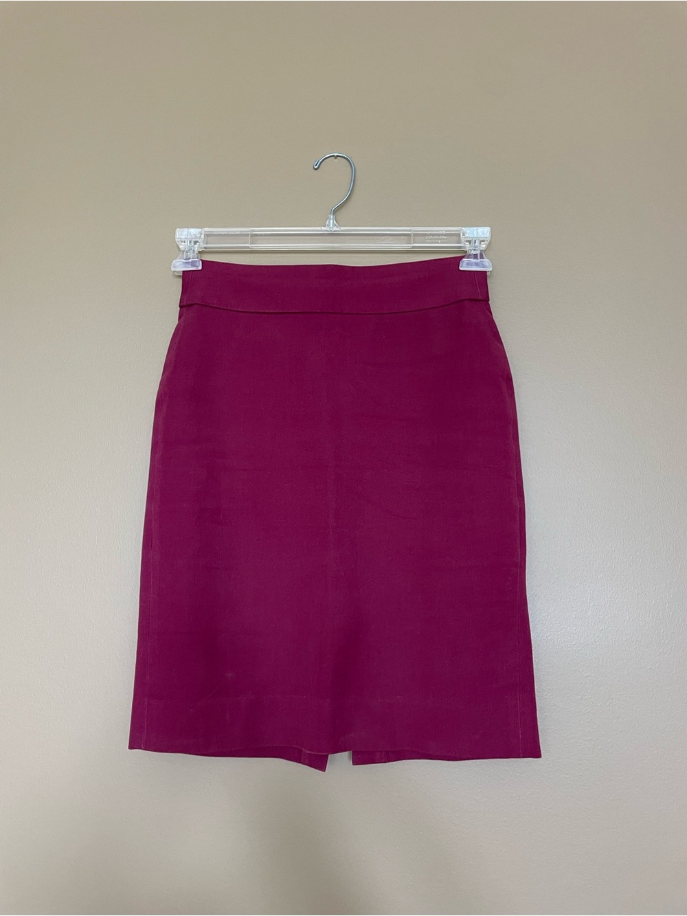{Banana Republic} Berry Red Pencil Skirt